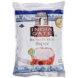 Gạo Basmati India Gate Super (Ấn Độ) 1kg ngăn ngừa tiểu đường