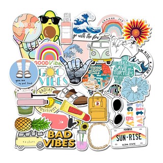 Set 35 miếng dán sticker Hey Summer