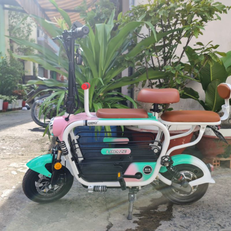 Xe Điện LIHAZE Chính Hãng - Pin Lithium 48V15Ah, 55 - 60Km/Sạc