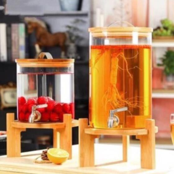 Bình đựng nước thuỷ tinh có vòi rót | BigBuy360 - bigbuy360.vn