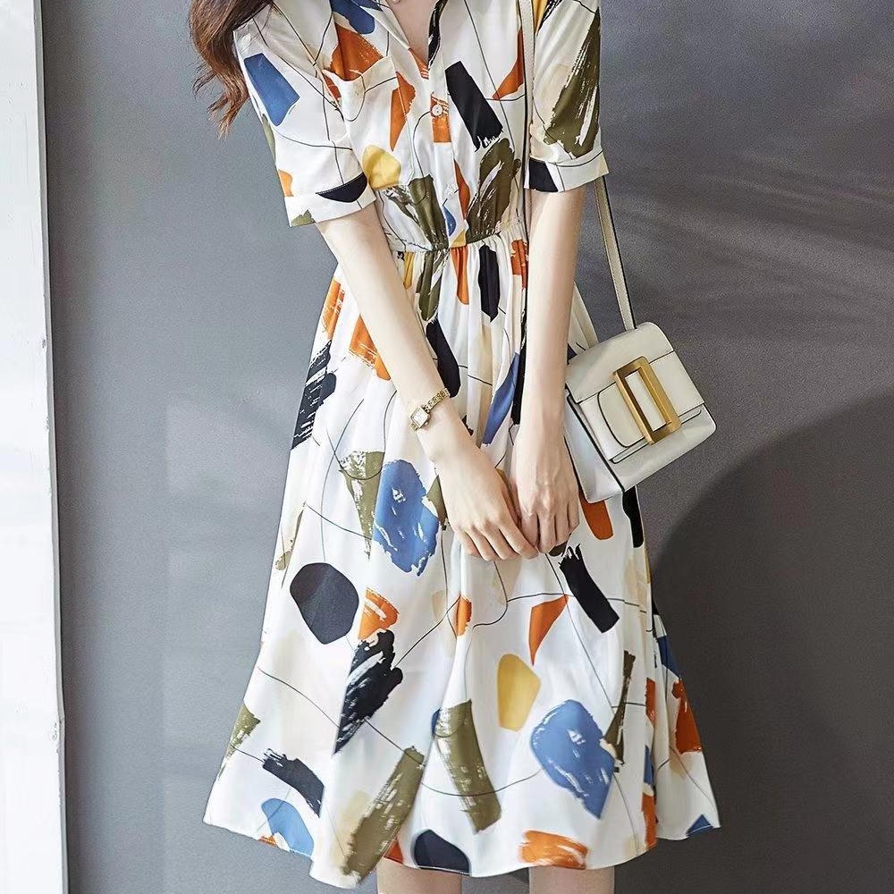 Đầm Hoa Thời Trang Mùa Hè Hàn Quốc Dành Cho Nữ