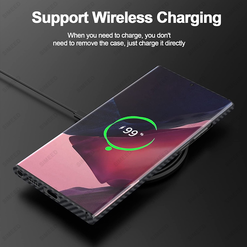 Ốp Điện Thoại Sợi Carbon Siêu Mỏng Cho Samsung Galaxy S23 Ultra S22