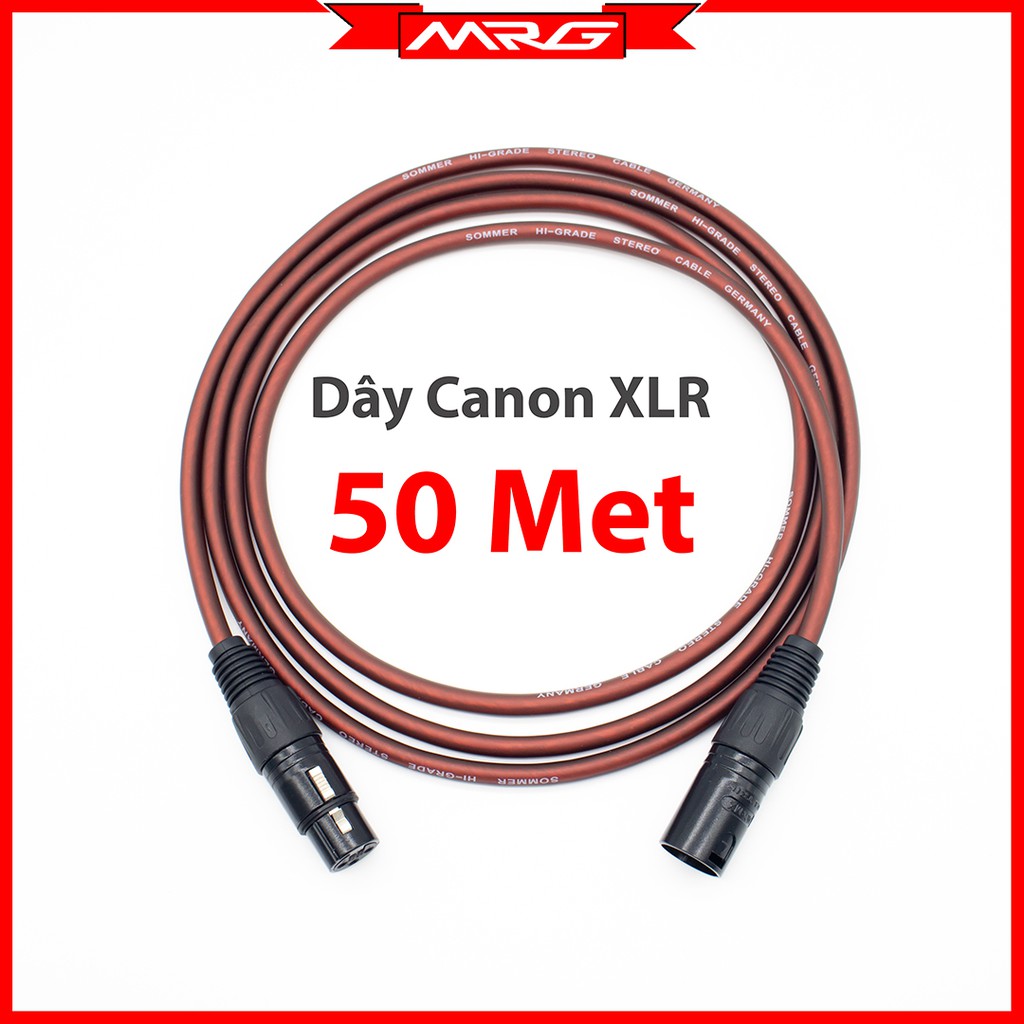 Dây Canon XLR dài 50met - MrG