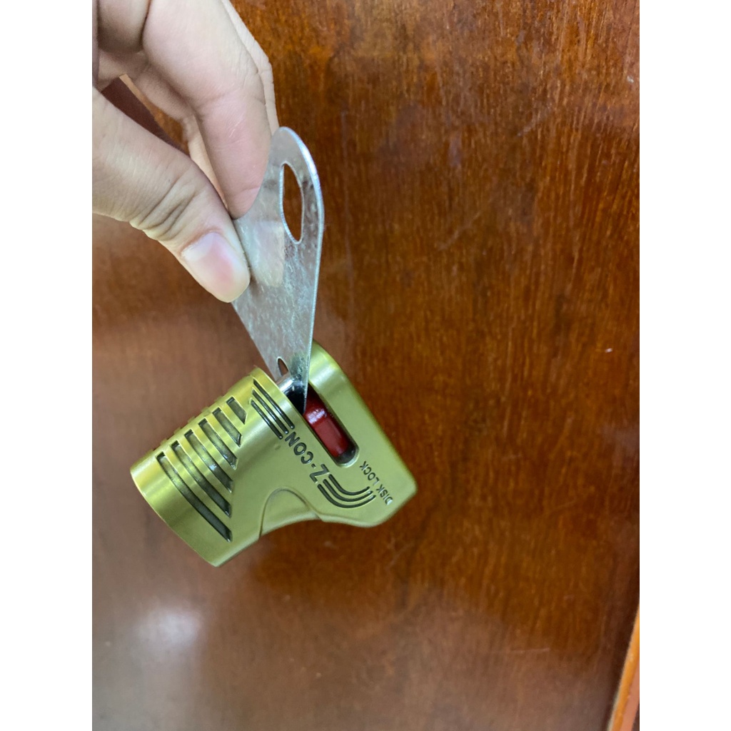 Khoá đĩa xe máy Z-Con loại cao cấp chính hãng, khoá chống trộm xe máy, xe đạp công nghệ Đài Loan, chống đập phá, cưa