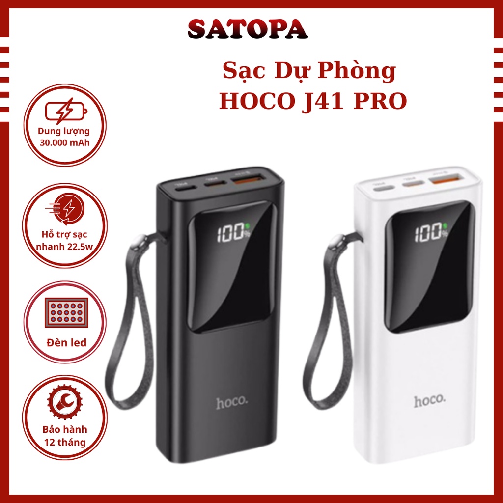 Cục xạc sạc dự phòng 10000 mAh WK Design WP-301 Pin dự phòng sạc nhanh QC 3.0 PD 22.5W đèn led hiển thị %pin - SATOPA