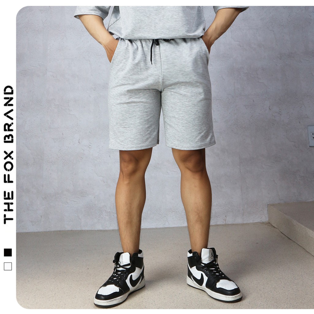 Quần Short nam nữ thể thao THE FOX dáng Unisex Form rộng