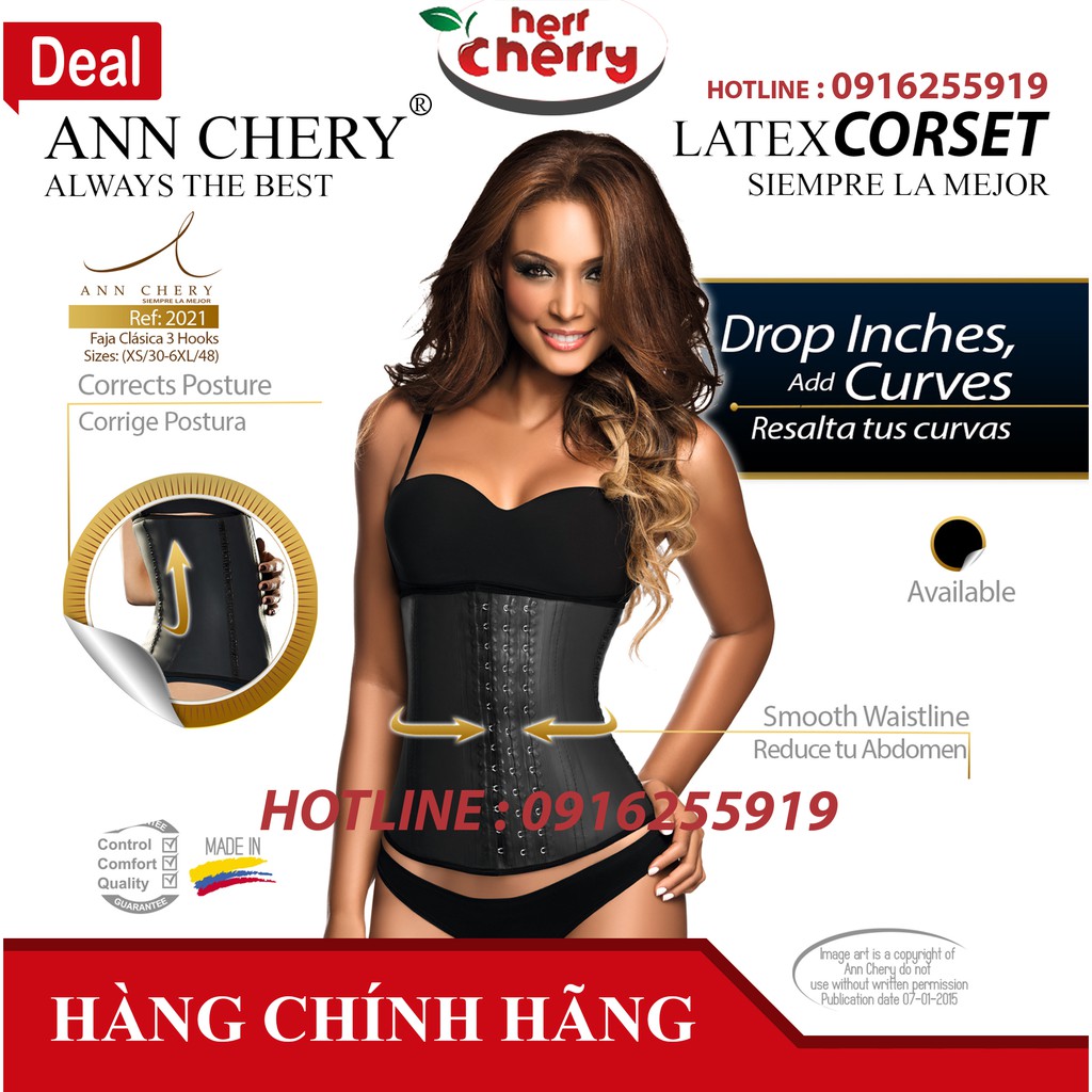 Đai nịt bụng siêu giảm eo thế hệ mới ANN CHERY 2021