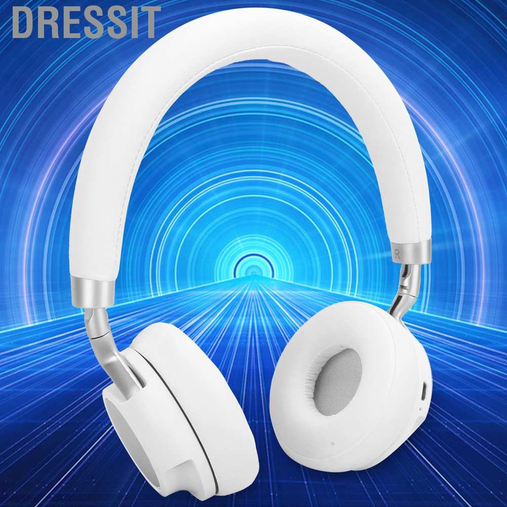 Tai Nghe Chụp Tai Bluetooth 5.0 Không Dây Tích Hợp Mic Hiệu Dressit H-001