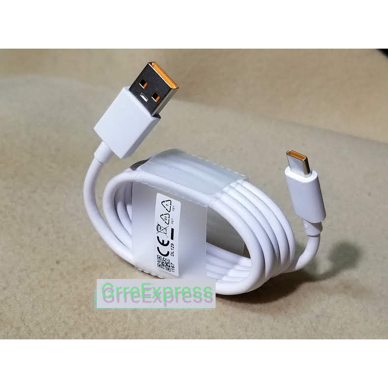 65W Siêu VOOC Cáp USB C 6.5A 8A Sạc Nhanh 33W/65W Type-C Cho Oppo Realme X 5 6 x50 X3 X5 Pro X50m X50t V5