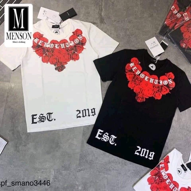 Áo hoa Hồng đỏ trên cổ