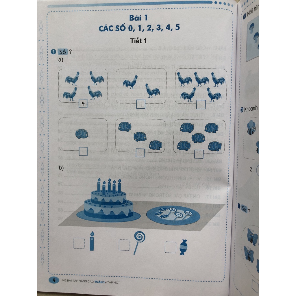 Sách - Vở bài tập nâng cao Toán 1