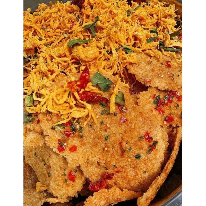 350g cơm cháy lắc khô gà