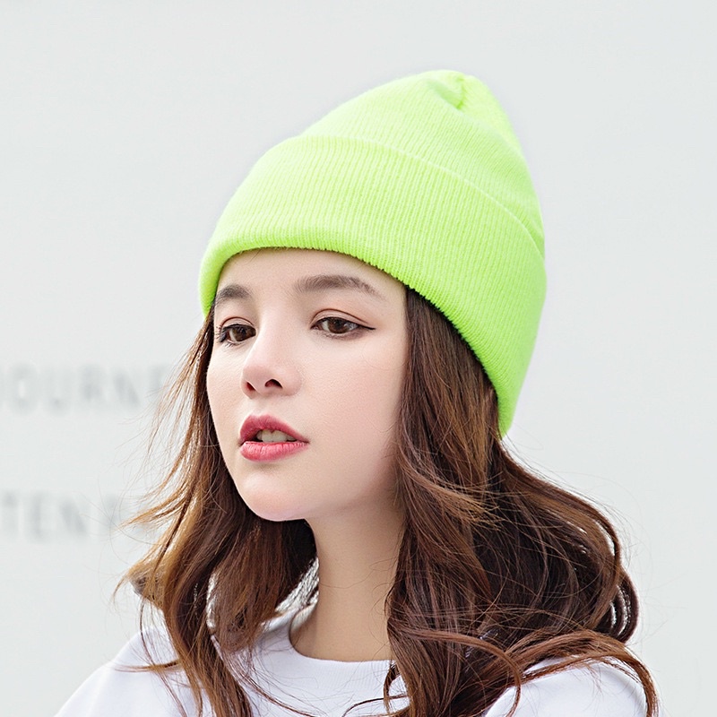 [Chuyên sỉ] Mũ / Nón Len Màu Trơn Beanie Nhiều Màu 30cm