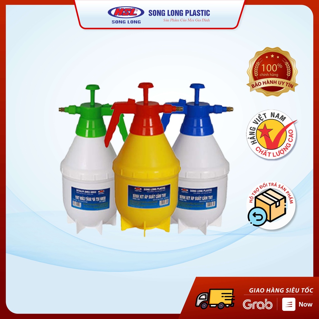 Bình xịt áp xuất cầm tay Song Long Plastic 2.5L - 2532