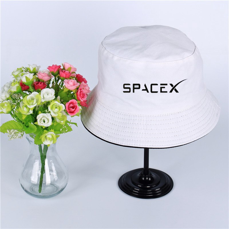 Nón Bucket Hoạ Tiết Chữ Spacex Cho Nam Và Nữ