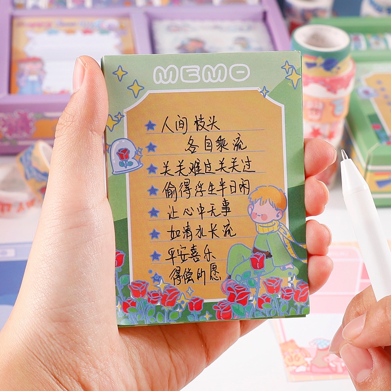 Set Băng Keo Dán Trang Trí Sổ Tay Dễ Thương Sáng Tạo