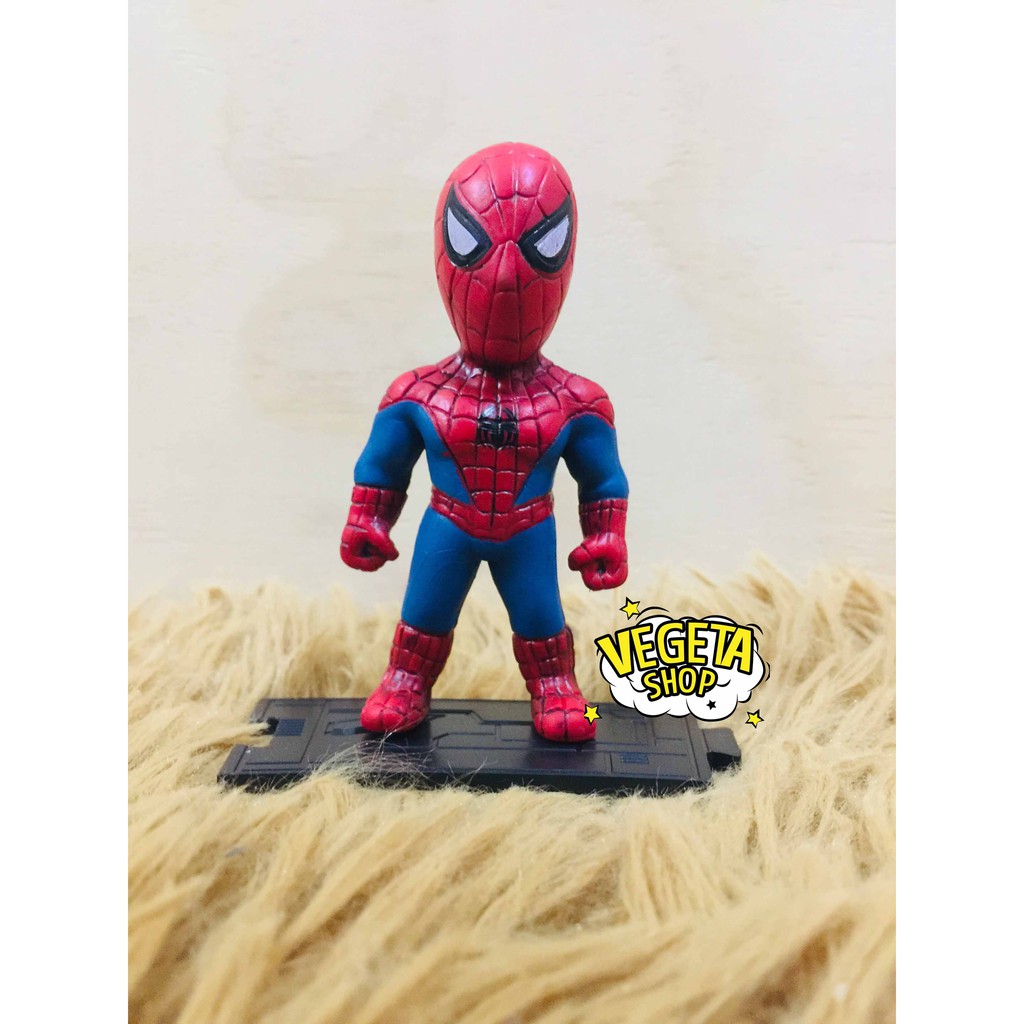 Mô hình Avengers Marvel - Trọn bộ 6 Biệt đội siêu anh hùng - Hulk Iron Man Suit Captain Thor Spider Man - Cao 10cm