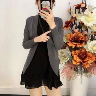 Áo khoác len vạt chéo cao cấp