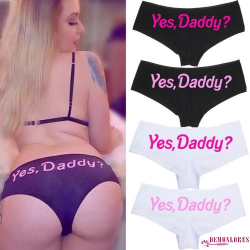 Quần lót in chữ hài hước đầy quyến rũ dành cho nữ