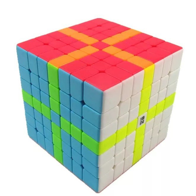 Đồ chơi rubik 7x7 QiYi stickerless 7 tầng khối rubic ma thuật, xoay êm tay nhựa bền màu