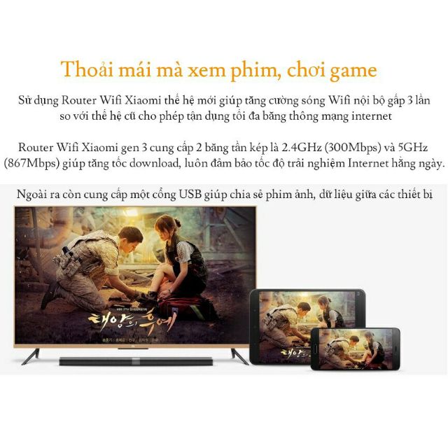👑 Bộ Phát Wifi Xiaomi Mi Router Gen 4A Dual kênh 2.4G & 5G băng thông 1200Mbps ☑ BH 12 tháng  ( 💯 Chính Hãng ) | BigBuy360 - bigbuy360.vn