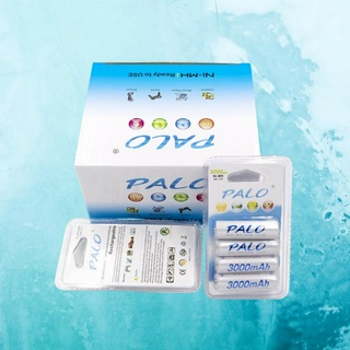 Hộp 6 vỉ pin sạc aa palo dung lượng cao 3000mah cao cấp - pin tiểu vỉ 4 viên chính hãng - pin aa sạc lỗi 1 đổi 1 7 ngày