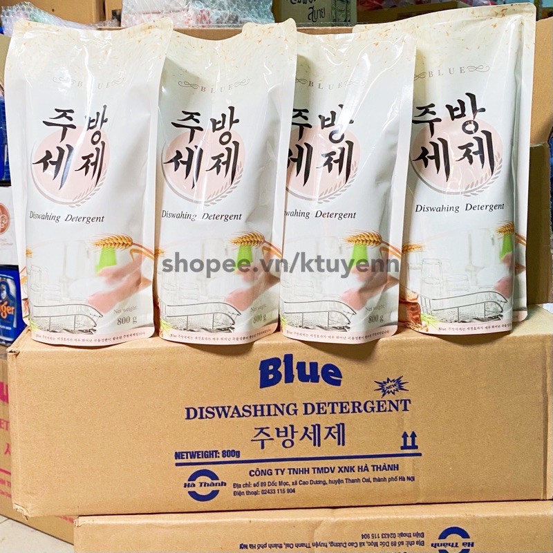 Nước rửa chén BLUE 800G công nghệ Hàn Quốc