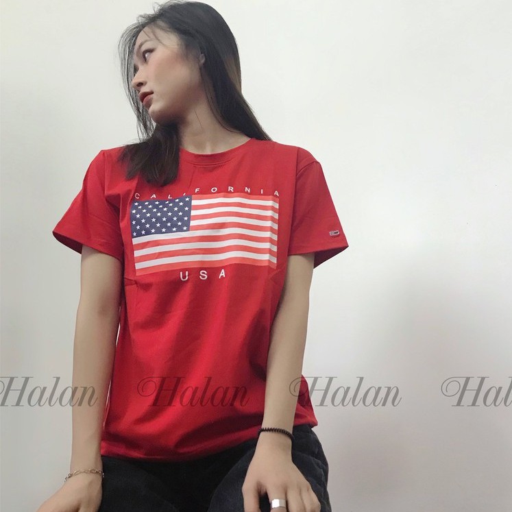 Áo TOMMY JEANS thun xuất phông cotton sang xịn mịn