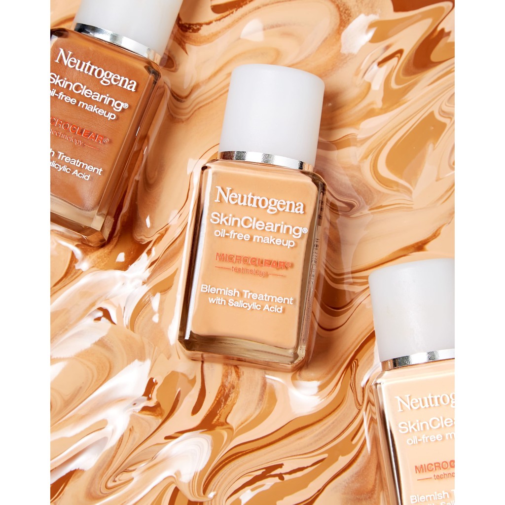Kem nền cho da dầu, da mụn Neutrogena SkinClearing Oil-Free Makeup (30ml)