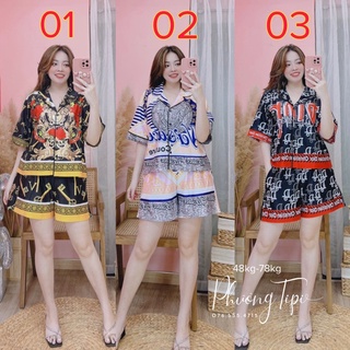 Bộ đùi pijama thun lạnh 48kg-78kg