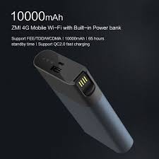 Bộ Phát Wifi Từ Sim 3G/4G Xiaomi ZMI MF885, Sạc Dự Phòng 10000mAh TGS21