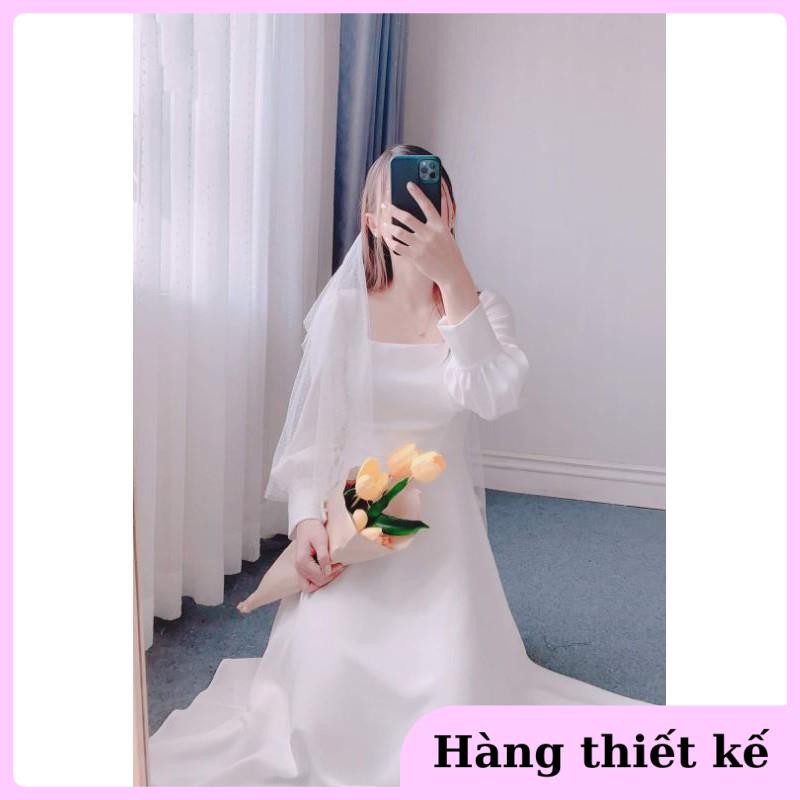 ( Hàng cao cấp ) Đầm dự tiệc trắng xòe cổ u vintage | BigBuy360 - bigbuy360.vn