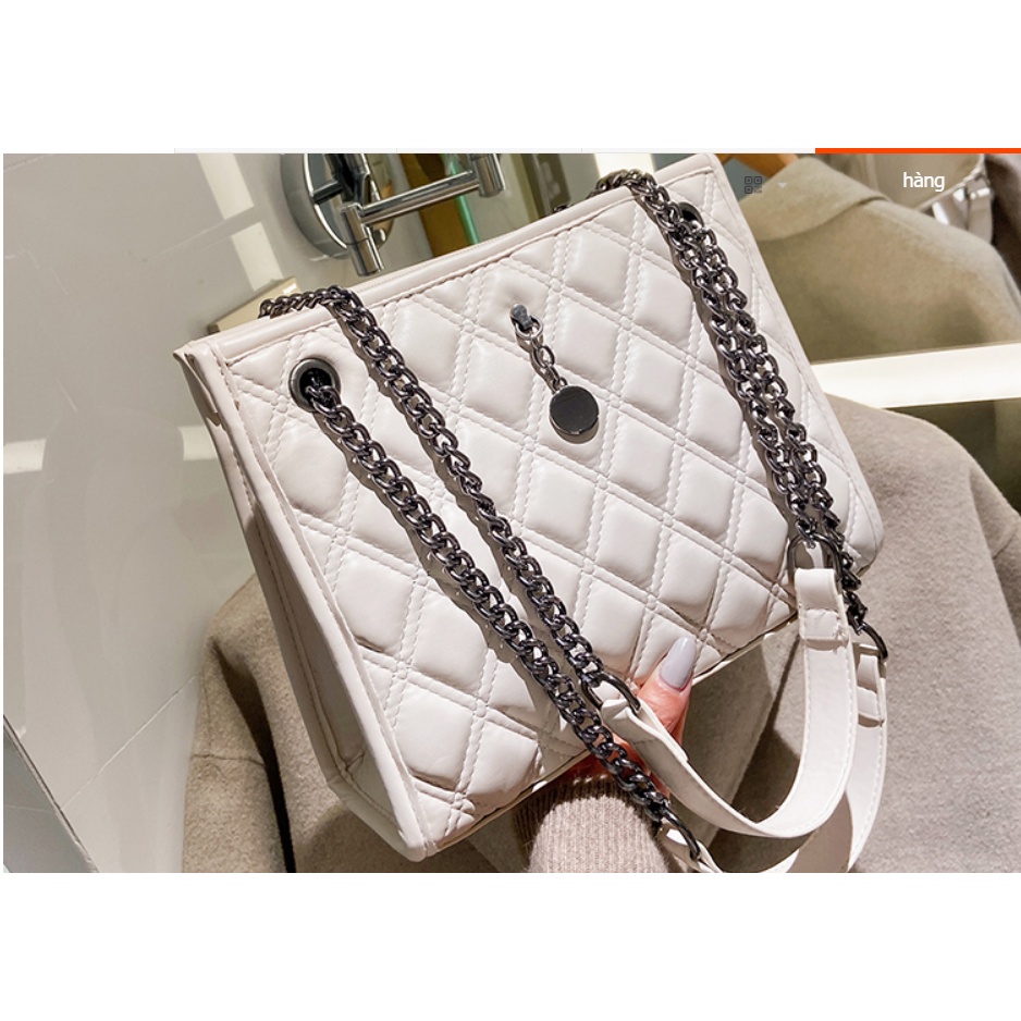 Túi xách thời trang dây đeo xích có thể đeo vai và đeo chéo