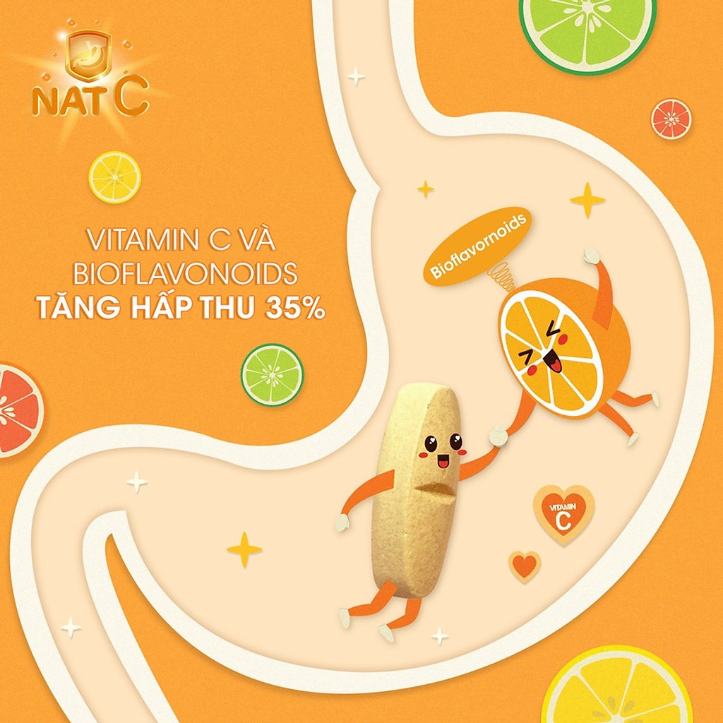 Viên bổ sung Vitamin C Nat C 1000 (30 viên) | Thế Giới Skin Care