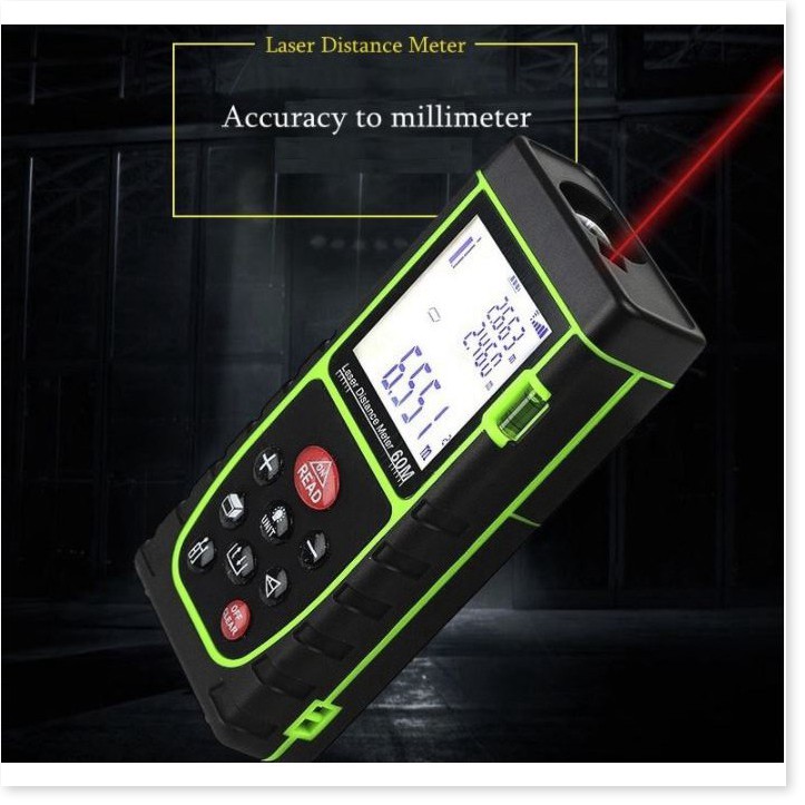 Máy đo khoảng cách  ⛔GIÁ SỈ⛔  Máy đo khoảng cách laser cầm tay, đo khoảng cách một cách chính xác, dễ sử dụng 5356