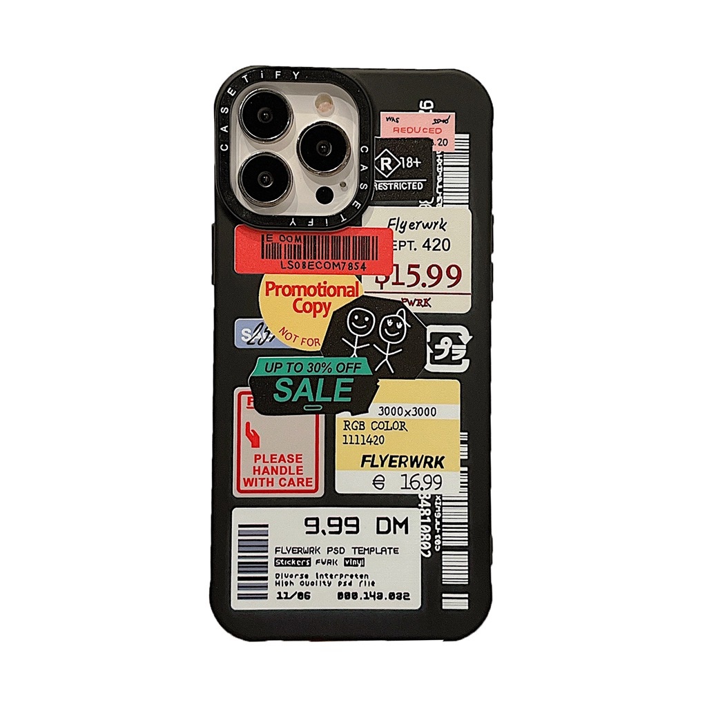 Ốp Điện Thoại TPU Mềm Chống Trầy Chống Rơi In Chữ Cá Tính Hợp Thời Trang Dành Cho iPhone 14 PM 11 13 Pro Max 12 Pro