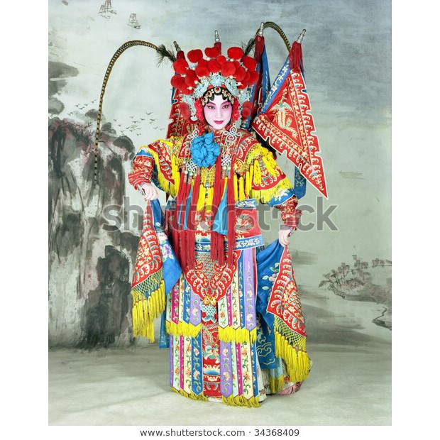 Tranh lụa 3d Hồng Kông Cải Lương Kích Thước 1,5m x 2m HKCL02