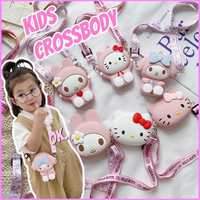 Túi Đeo Chéo Vai Và Đeo Chéo Hình Hoạt Hình Dành Cho Bé Gái Dễ Thương