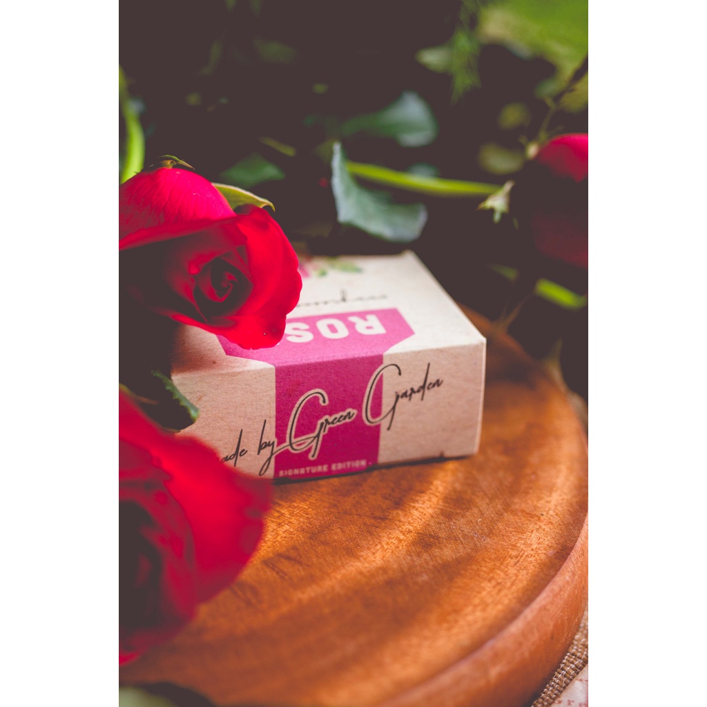 Xà phòng handmade Hoa Hồng từ Green Garden