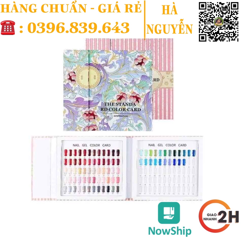 Sổ Bảng Màu - Sổ Gắn Móng Mẫu Sơn gel, Mẫu Móng - Sổ móng mẫu