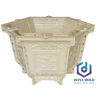 Khuôn Đúc Chậu Cảnh ABS Lục Giác 70 Cm (không đôn) Khuôn đúc chậu cảnh ABS cao cấp