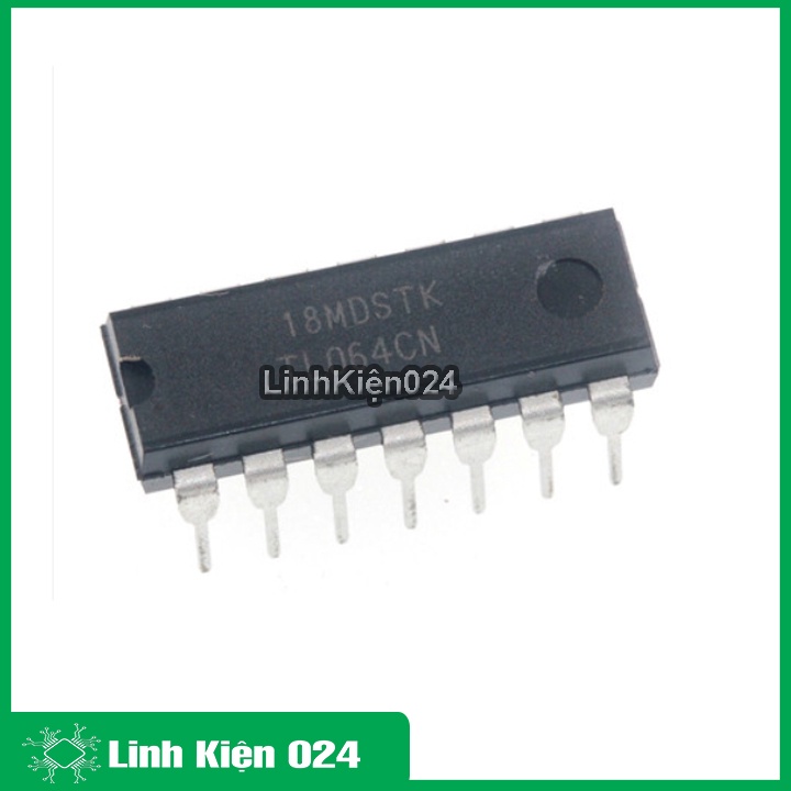 IC chức năng TL064 chân cắm DIP 14