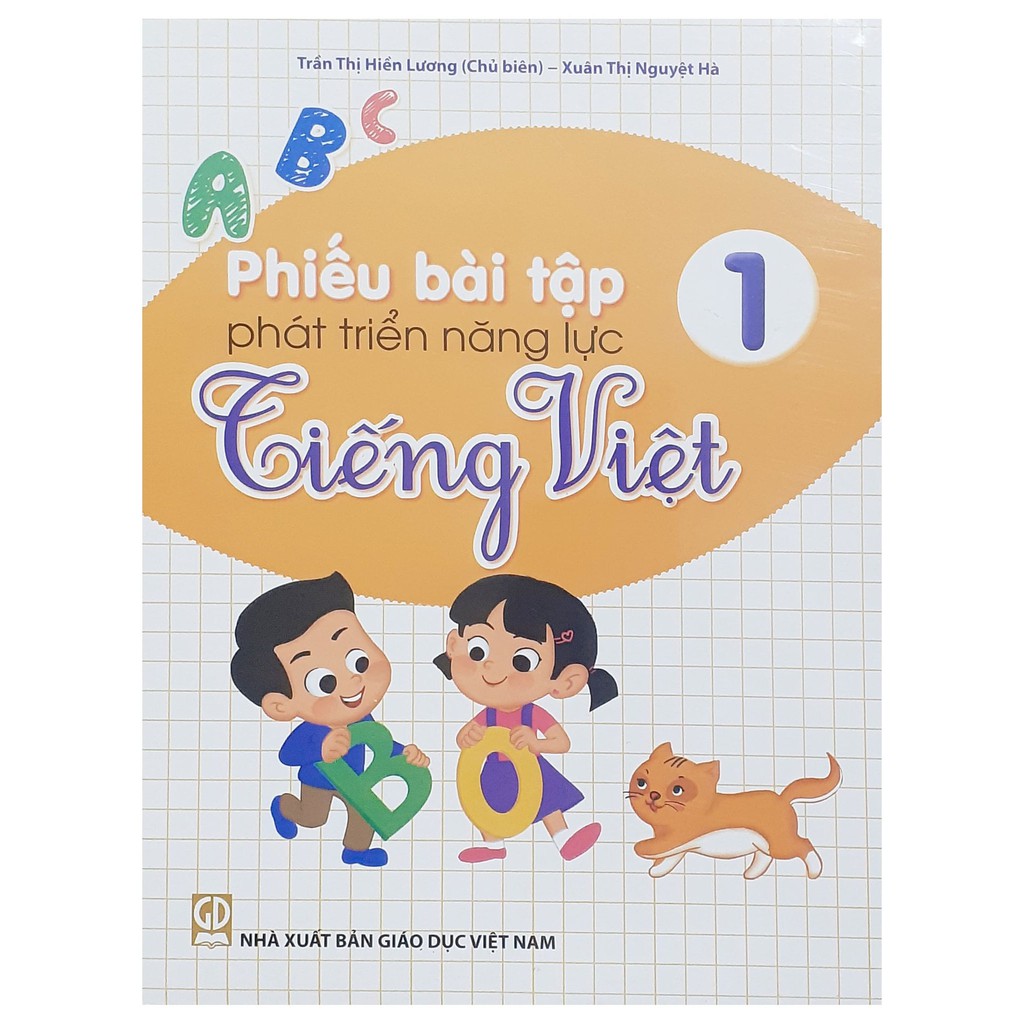 Sách Phiếu bài tập phát triển năng lực Tiếng Việt lớp 1