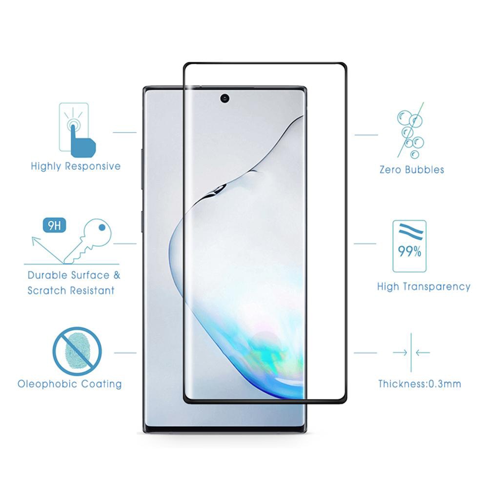 Kính cường lực bảo vệ màn hình và camera 2 trong 1 cho Samsung Note 10 Samsung Note10 Plus (Có bán lẻ)