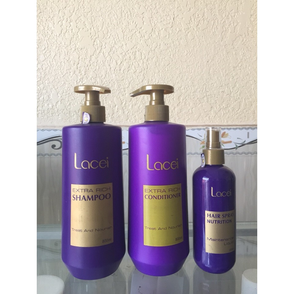 🇻🇳Lacei-ViệtNam🇻🇳Dầu xả phục hồi Extra Rich Conditioner Lacei 800ml