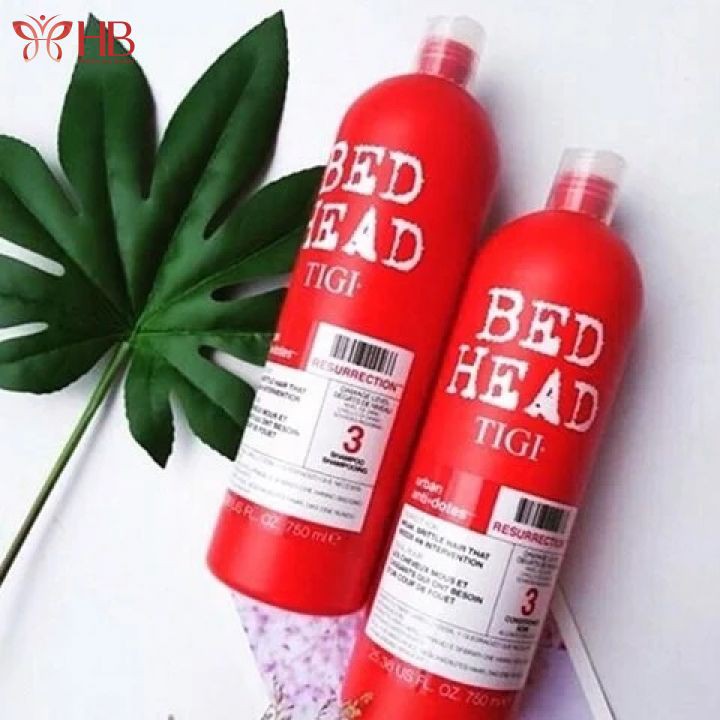 [2 Chai]Cặp Dầu Gội Xả Phục Hồi Tóc Hư Tổn Tigi Bed Head Reha Twin - Màu Đỏ, Xanh Dương, Tím