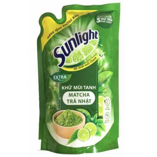 Nước rửa chén sunlight trà xanh