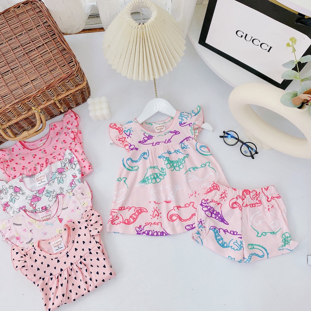 XẢ HÀNG HÈ ✓8-18kg✓ Bộ hè bé gái xuất nhật 3-7y mẫu mới 2023 BẢNG MÀU 1