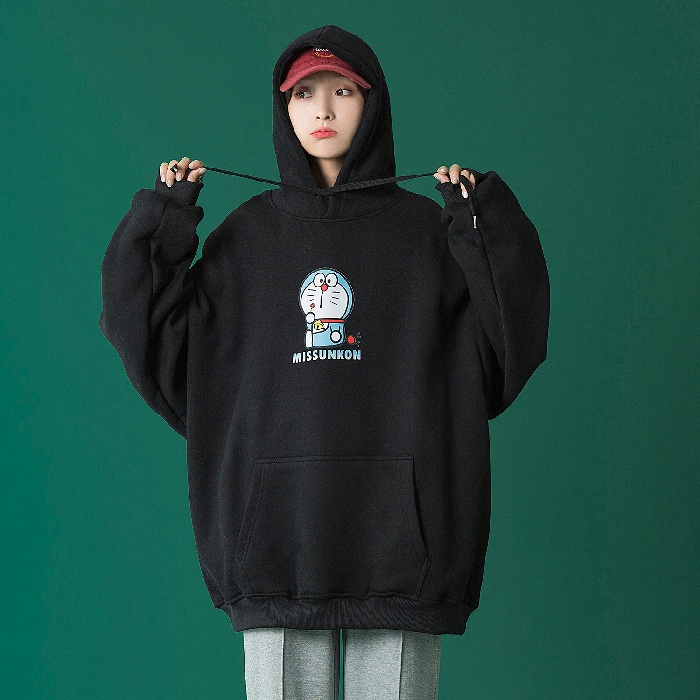 Áo Hoodie Nữ  Unisex In Hình Doremon Cute [ MA8 ] | BigBuy360 - bigbuy360.vn