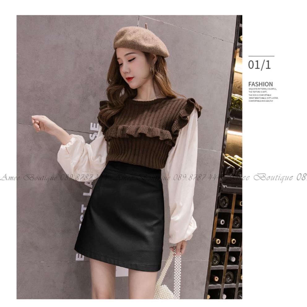 Chân Váy Chữ A, Lưng Cao Amee Có Quần Trong,Chân Váy Chất Liệu Vải Mềm Dày Dặn Phong Cách Hàn Quốc Siêu Xinh | BigBuy360 - bigbuy360.vn